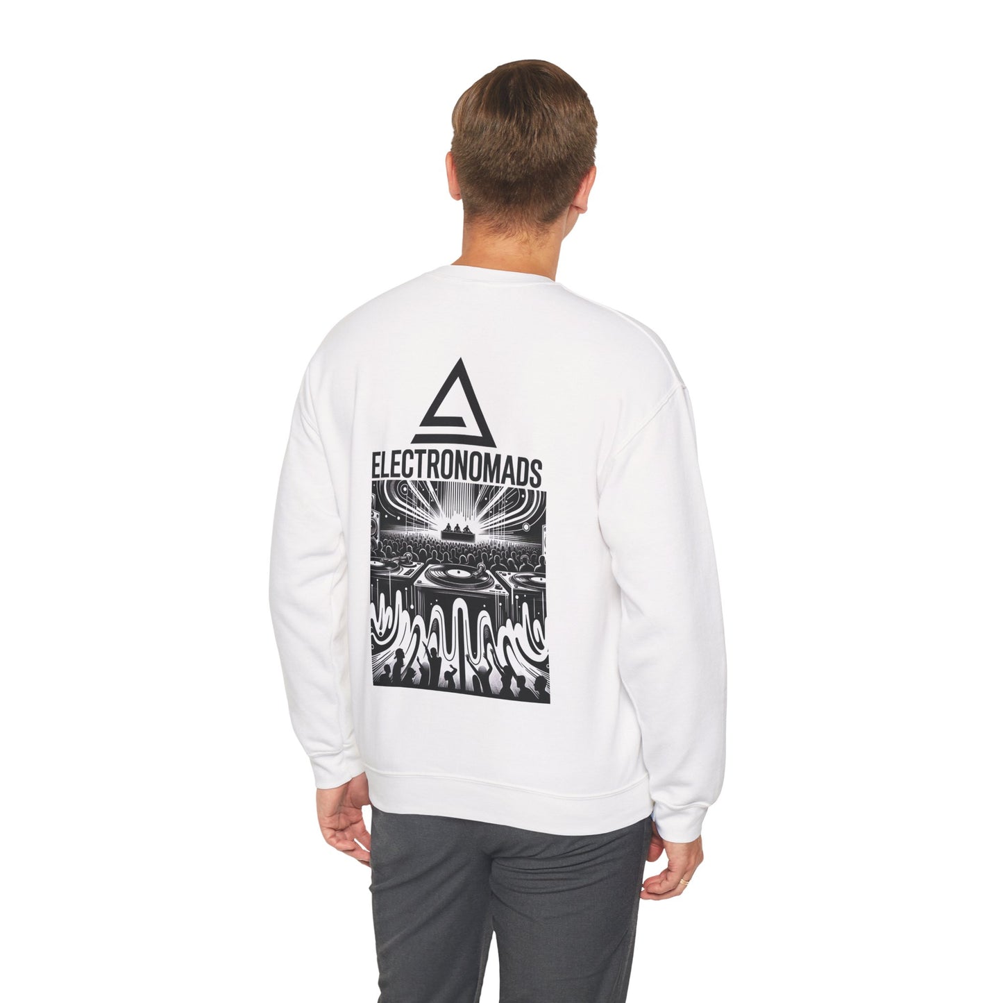 ELECTRONOMADS Pulse — Unisex Minimalist Sweatshirt