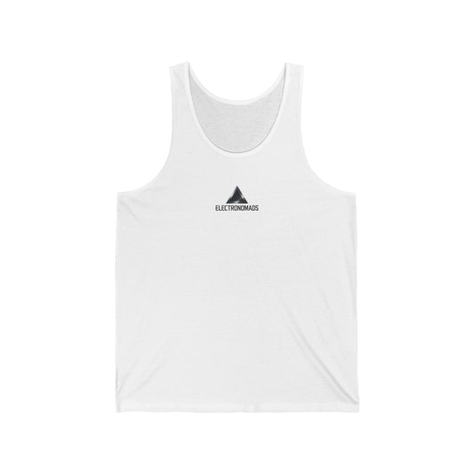Techno Nomad Unisex Jersey Tank - Dancewear for Music Lovers